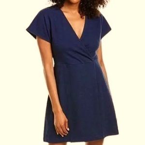 Madewell XS Wrap dress-Navy